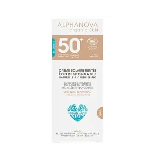 ALPHA SUN BIO SPF50+ TEINTEE CLAIR Tube 50ML