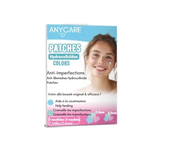 ANYCARE Patchs Hydrocolloides Anti-imperfections COLORS 36pcs