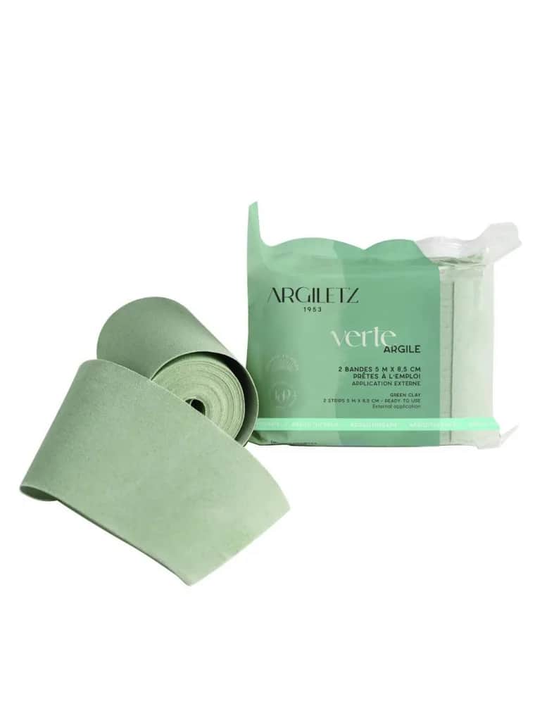 Bandes d'argile verte TEXTILIT 2 bandes de 5m x 8.5cm