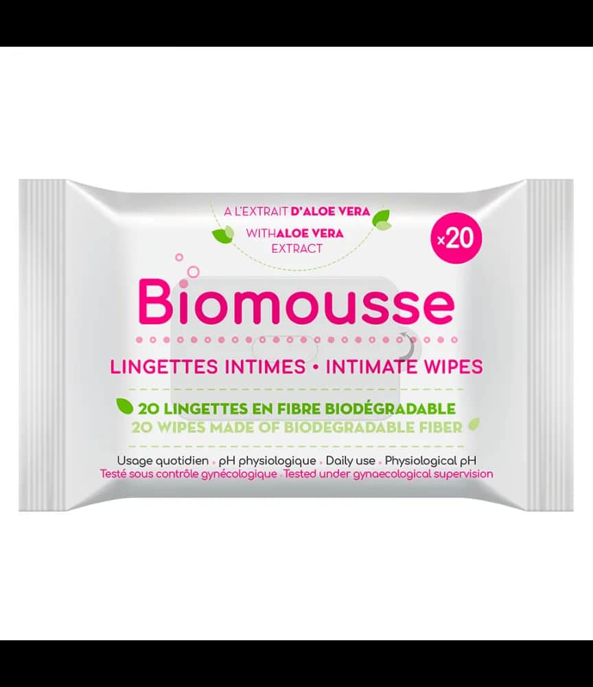 Biomousse Lingettes intimes x20