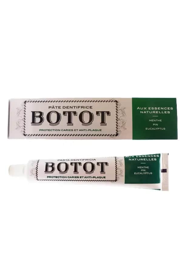 Botot Dentifrice VERT (Menthe/Pin/Eucalyptus) 75ml