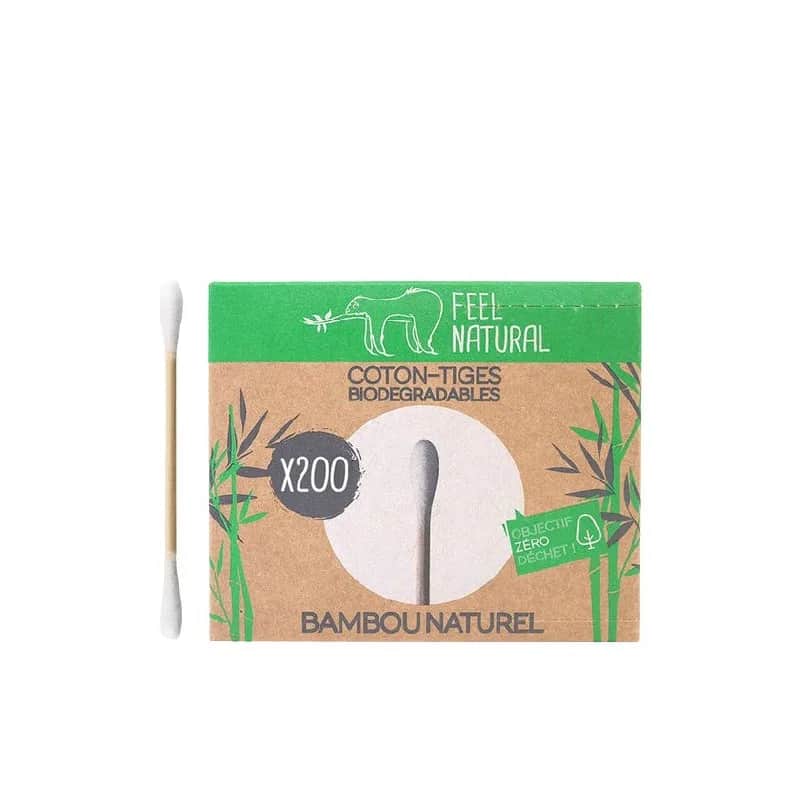 Cotons-tiges (200u) blanc Bambou