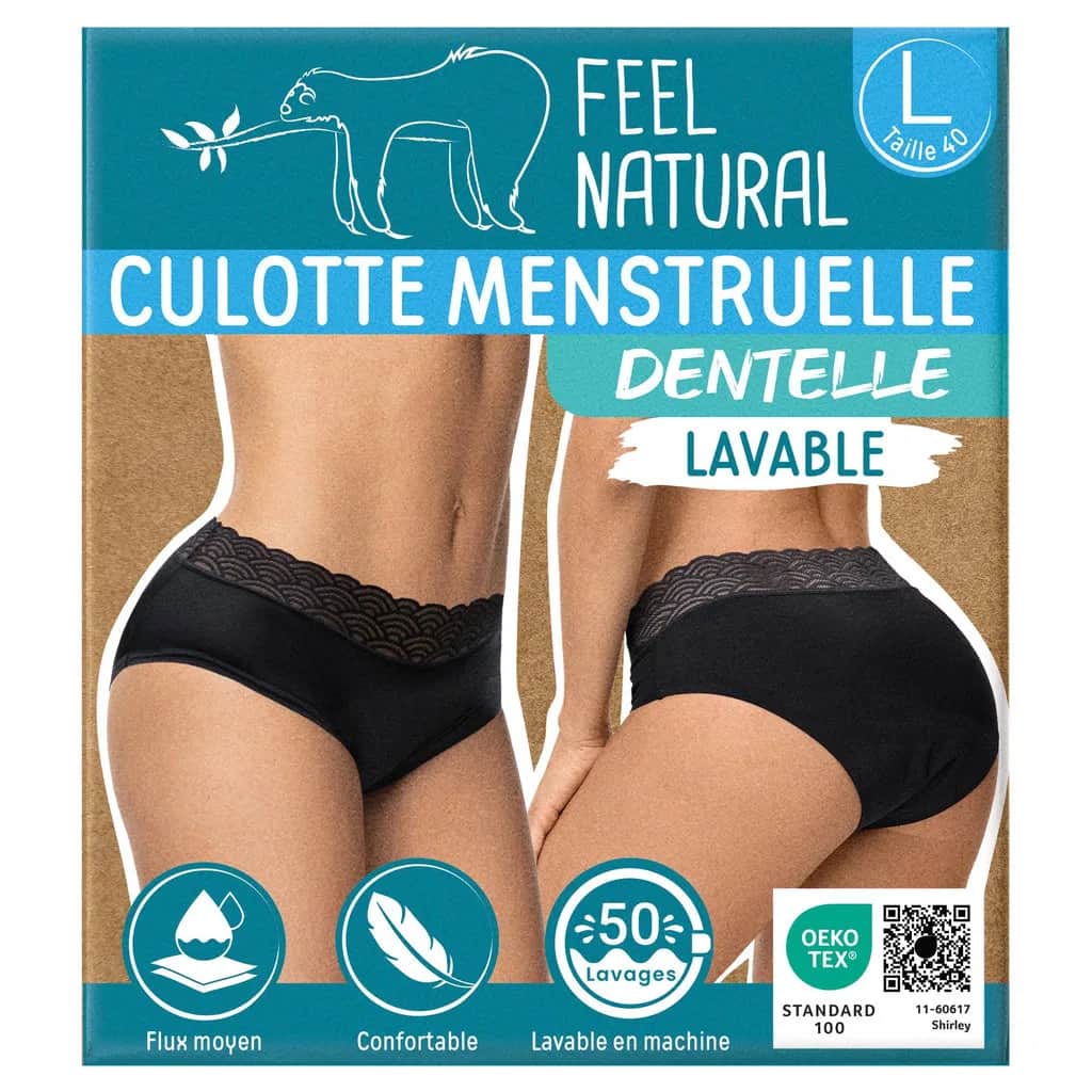Feel Natural Culotte menstruelle DENTELLE L 40/42