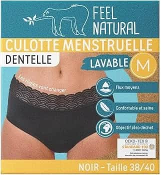 Feel Natural Culotte menstruelle DENTELLE M 38/40