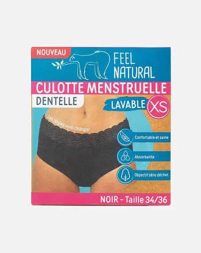 Feel Natural Culotte menstruelle DENTELLE XS 34/36