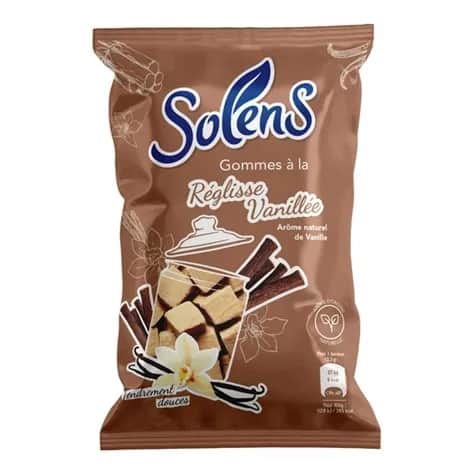 Gommes Réglisse Vanillée 100g