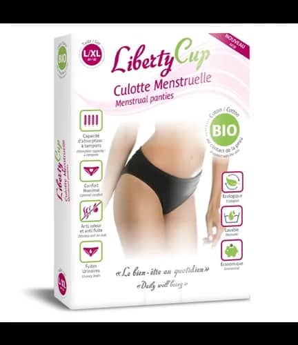 Liberty Culotte menstruelle noire LXL 40/42