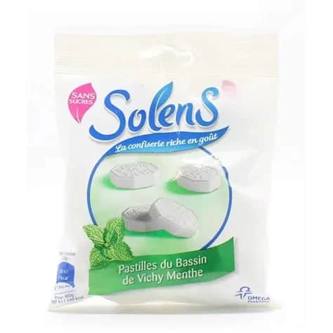 Pastilles Vichy Menthe Sans Sucre 100g