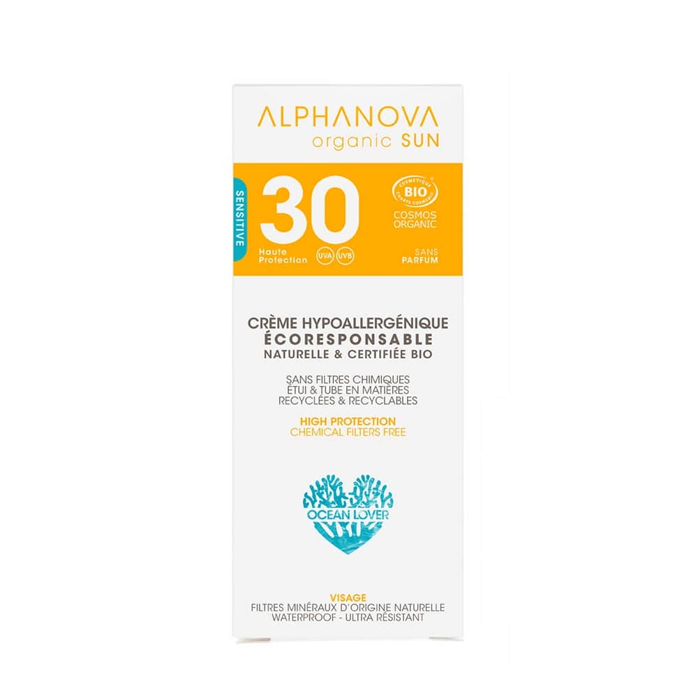 Crème Hypoallergénique SPF30 BIO Sensitive 50g
