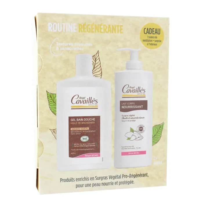 Coffret Régénérant Lait corps 400ml + GBD Macadamia 400ml