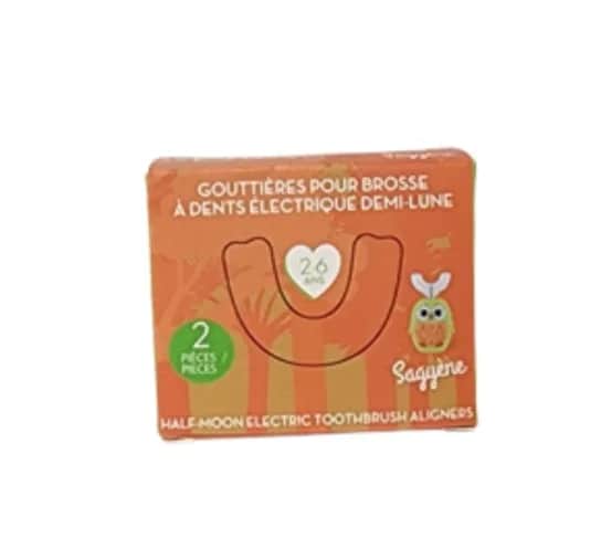Gouttière Brosse à dents Electriques Demi-lune Chouette 2/6 ans